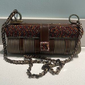 Mary Frances Beaded Shoulder Bag Vintage Unique Clutch Purse